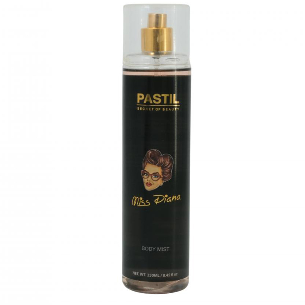 Pastil, Body Mist Miss Diana, Refreshing body mist with floral fragrance, 250ml