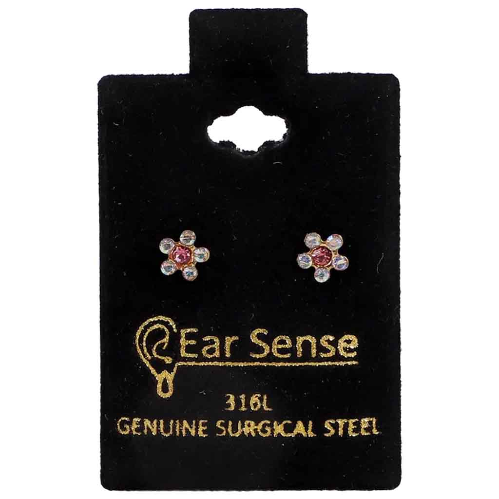 Ear Sense, ES Daisy CR AB/Rose, Decorative ear plugs with comfortable fit, Size D45