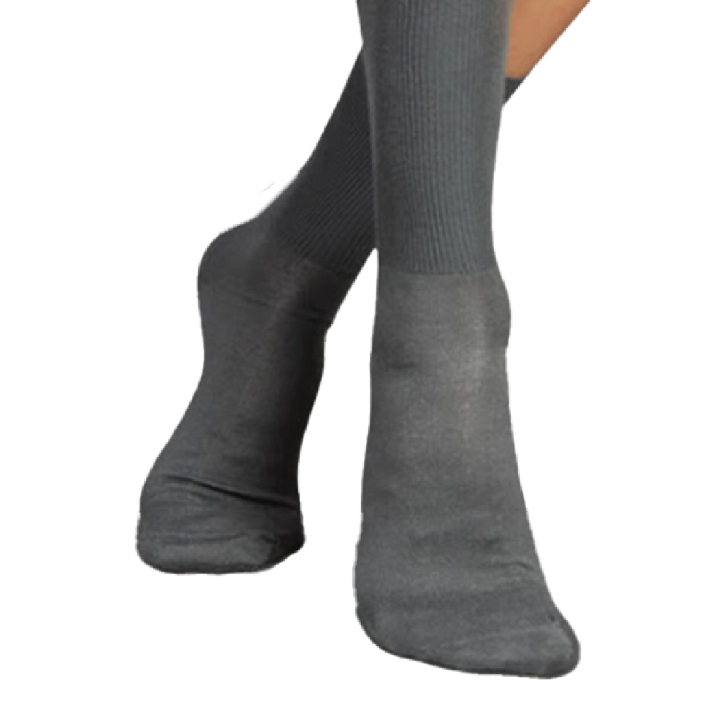 Eco Silver, Diabetic Socks Dark Grey Size 39-42, Comfortable socks with silver fibers for diabetics