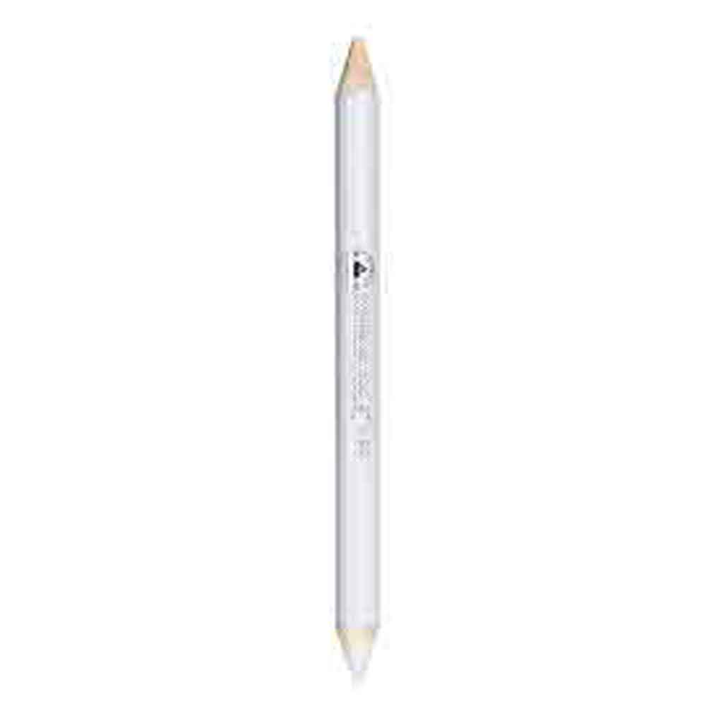 Depend, Eyebrow Wax and Concealer Pencil, Dual-action formula for shaping and concealing brows