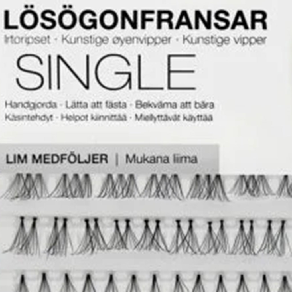 Depend, Wispy artificial eyelashes with glue Elegance, Lightweight natural-looking false lashes