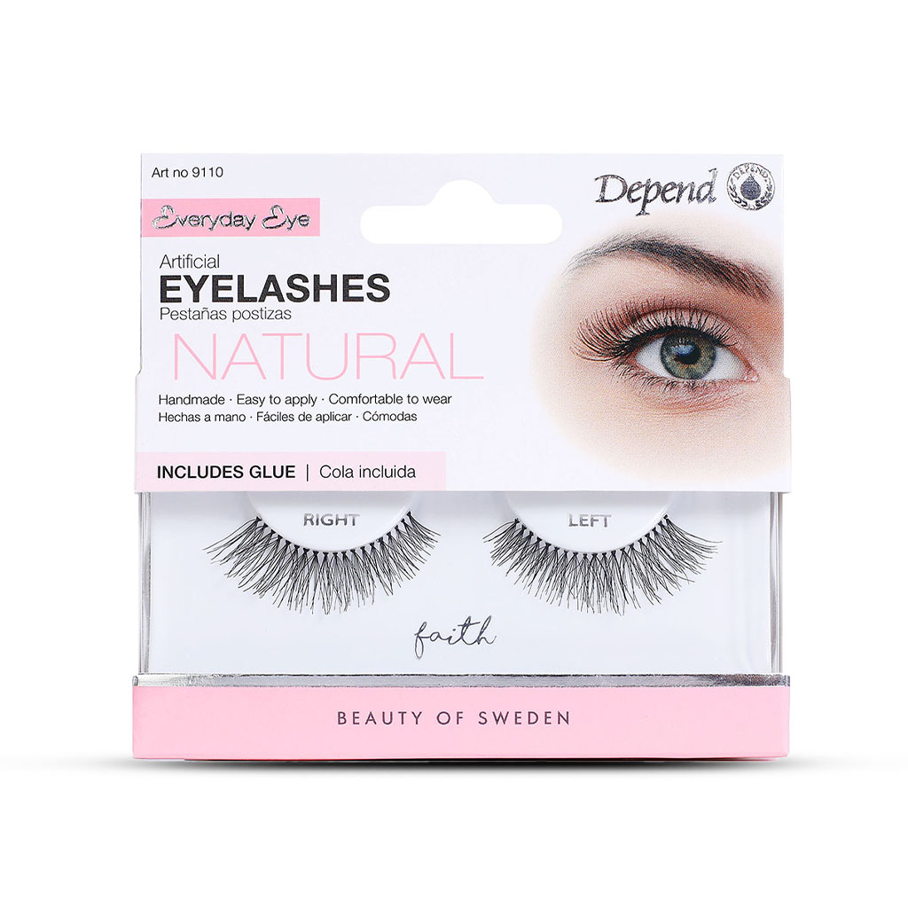 Depend, Artificial Eyelashes + Glue, Faith