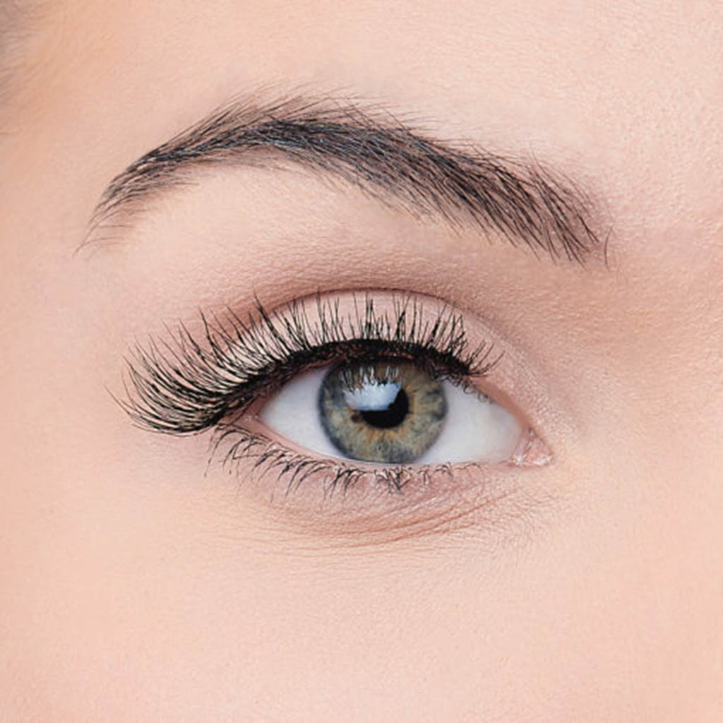 Depend, Wispy Artificial Eyelashes with Glue - Power, Voluminous false eyelashes with adhesive