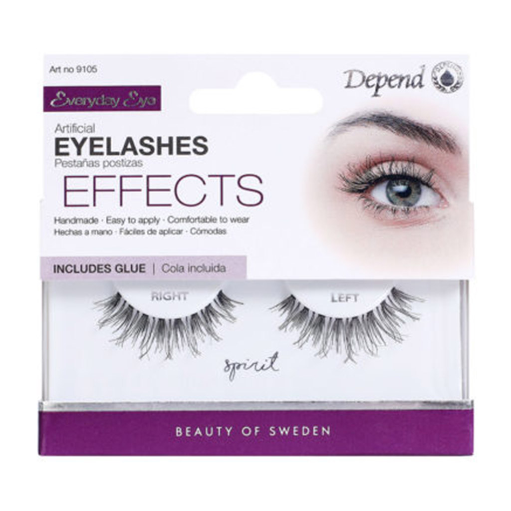 Depend Wispy Artificial Eyelashes With Glue - Spirit