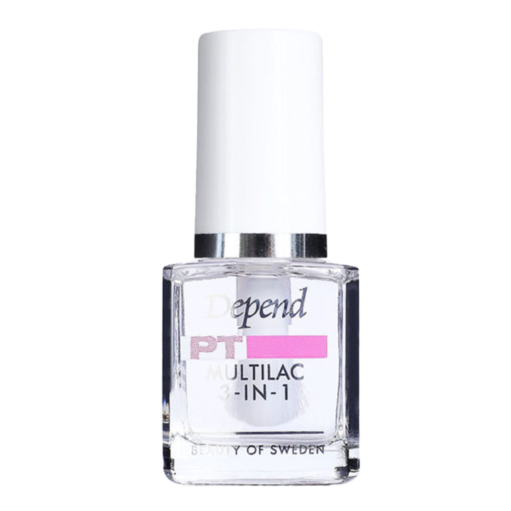 Depend, Nail Care 3 In 1 Multilack, Strengthening, base and top coat for nail protection