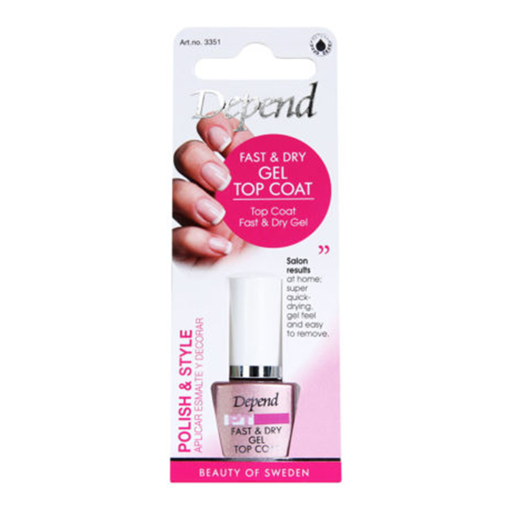 Depend Nail Care Fast Dry And Gel Top Coat