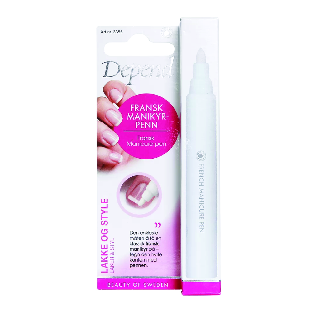 Depend, Nail French Manicure Pen, Nail care pen for French manicure application