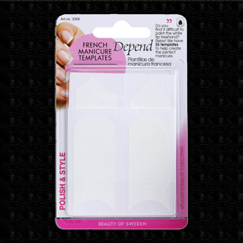Depend, French manicure templates, Easy-to-use nail guides for perfect manicure