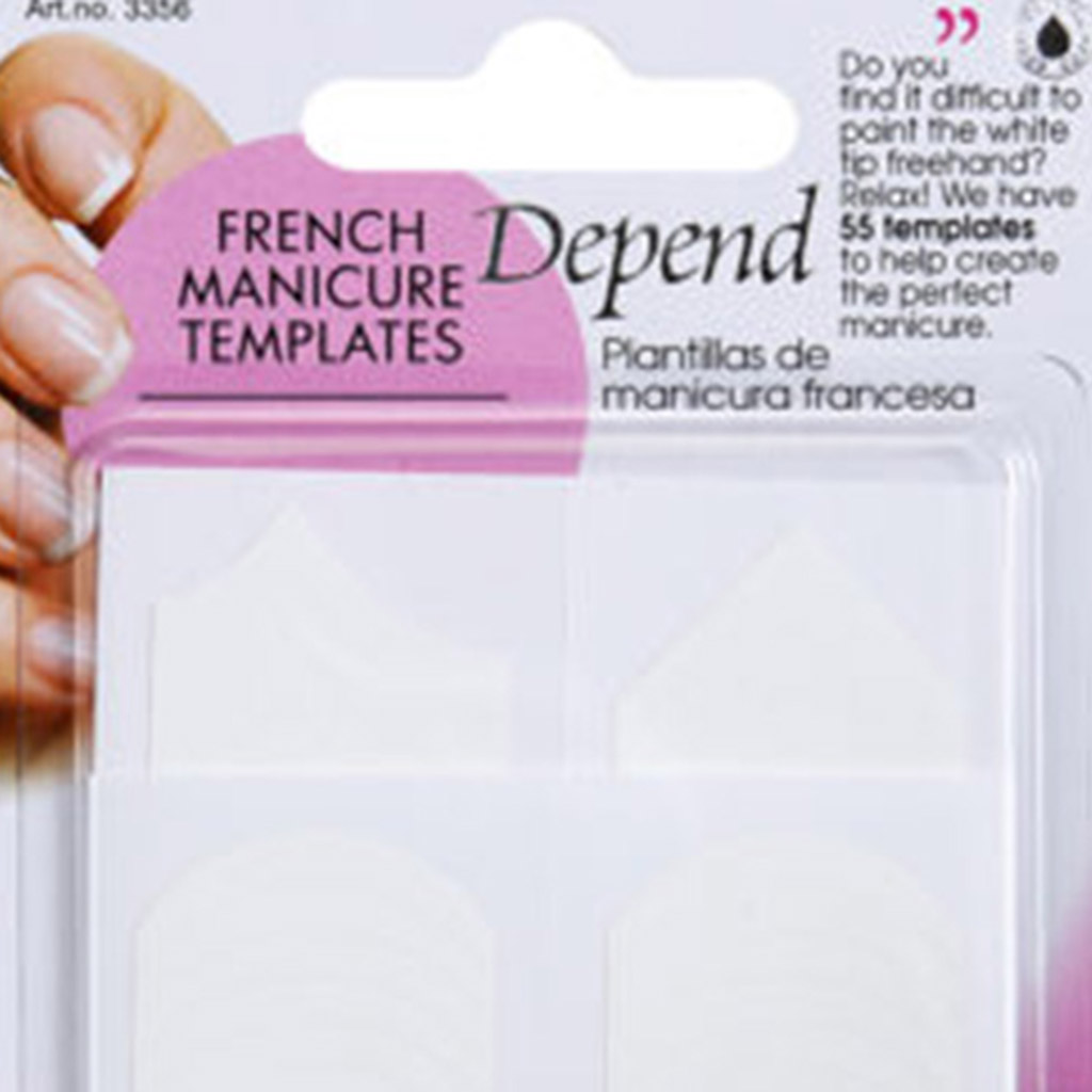 Depend, French manicure templates, Easy-to-use nail guides for perfect manicure