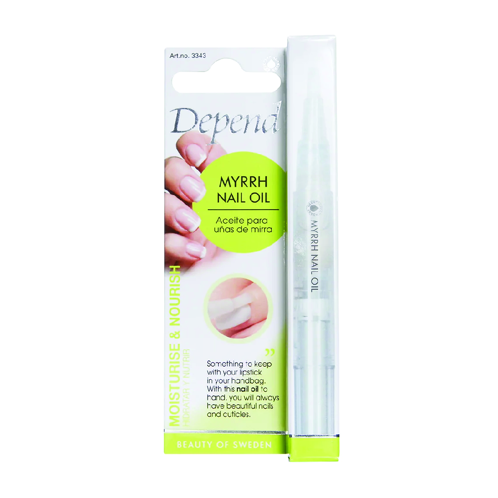 Depend, Nail Myrrh Nail Pen Oil, Strengthening nail oil with myrrh extract, pen applicator