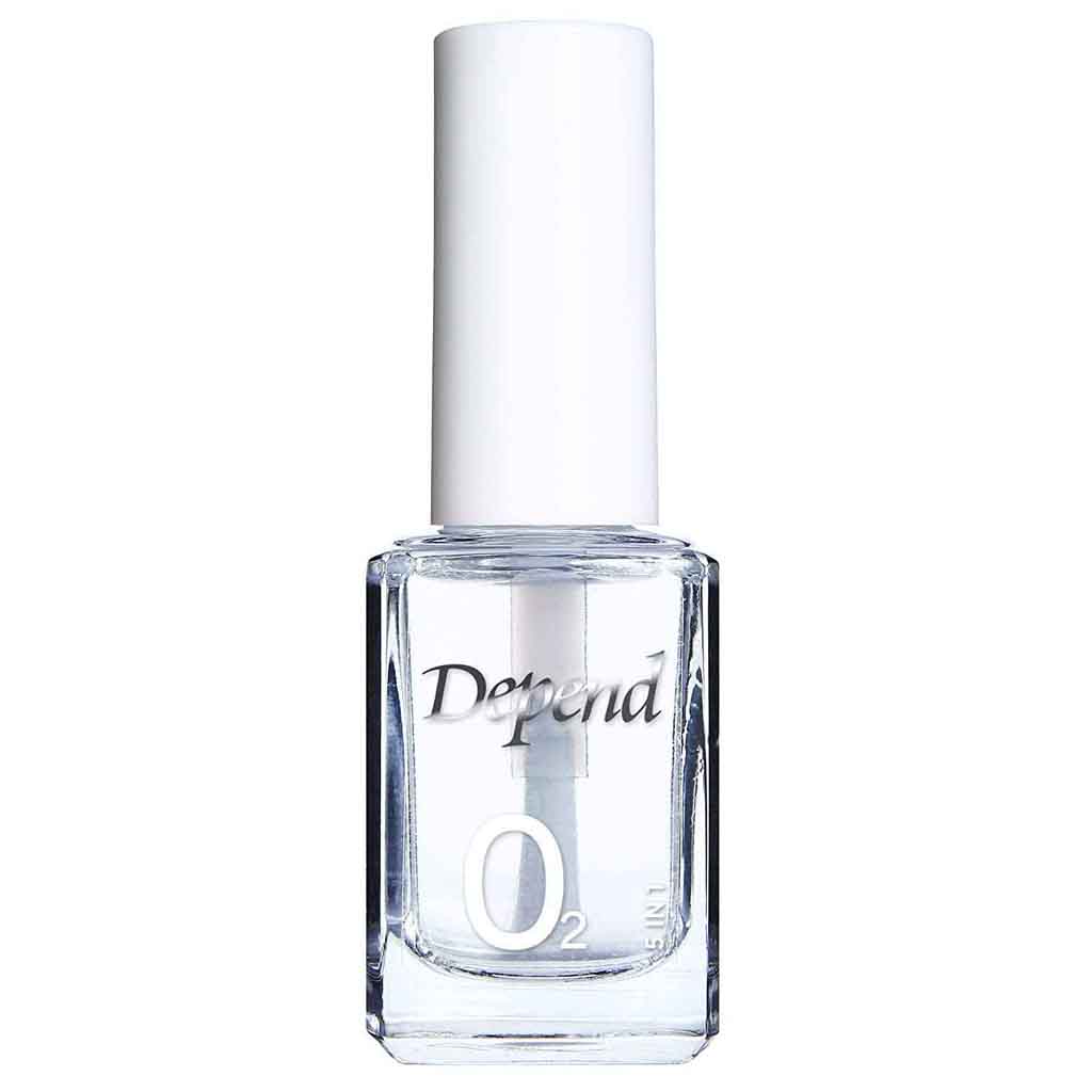 Depend, Nail Care O2 5-in-1 Treatment, Multi-action nail treatment for healthy nails, 10ml