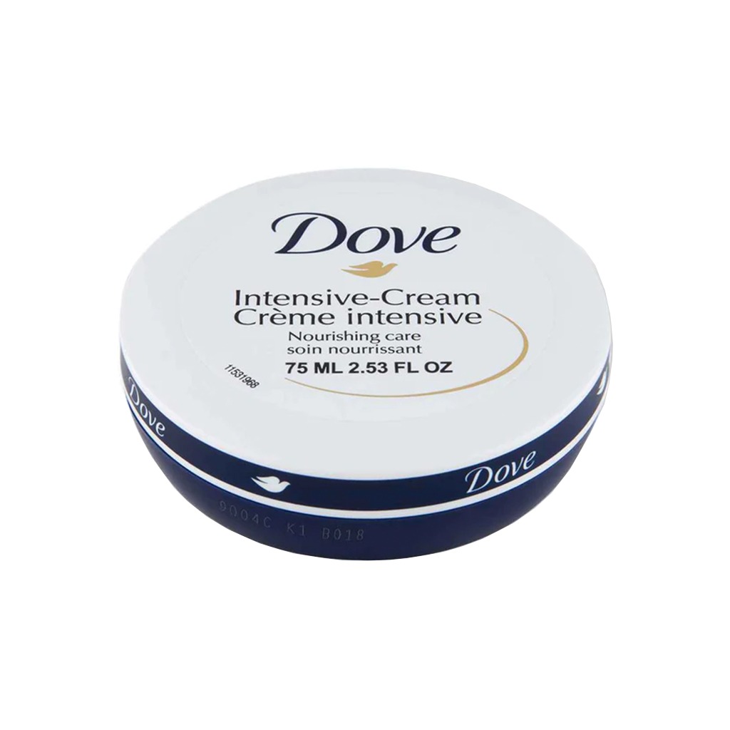 Dove, Intensive Nourishment Body Cream, Rich moisturizing body cream for dry skin, 75ml