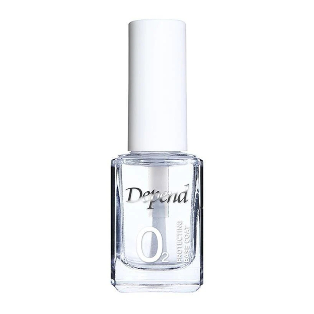 Depend, Nail care O2 protecting basecoat, Breathable basecoat for nail protection, 10 ml