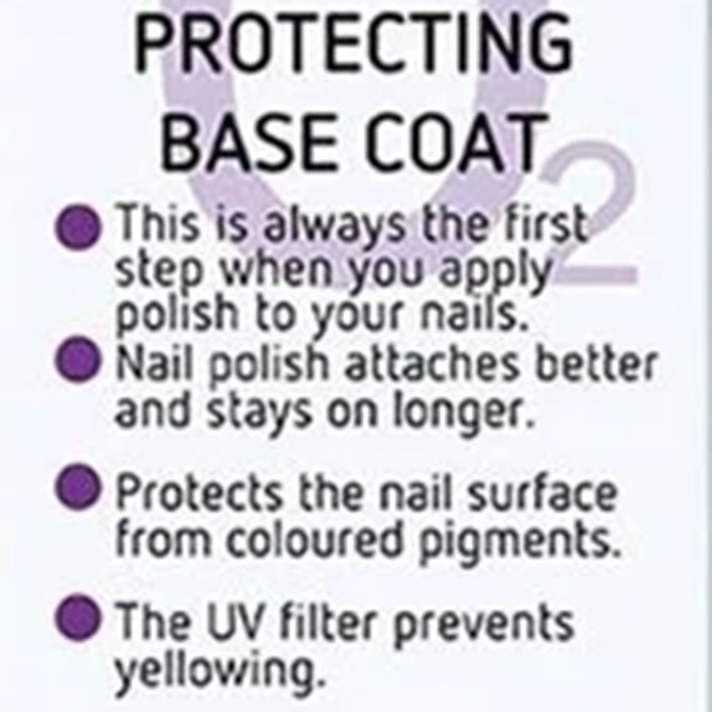 Depend, Nail care O2 protecting basecoat, Breathable basecoat for nail protection, 10 ml