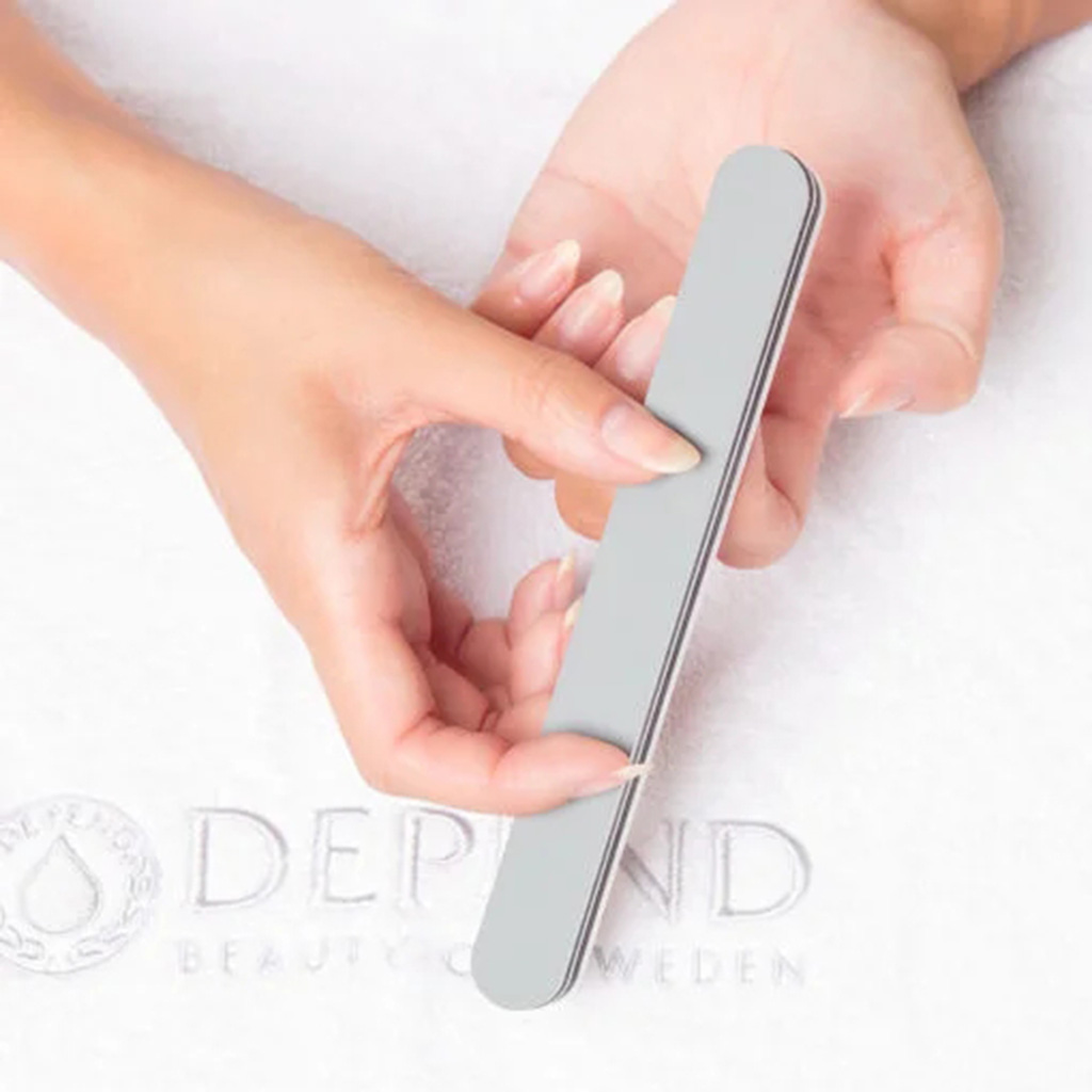 Depend, Nail Care File 4-Step Buffing File, Multi-step file for nail shaping and polishing