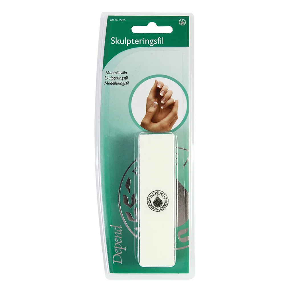 Depend, Nail Care Sculpture File, Multi-purpose nail shaping and smoothing tool