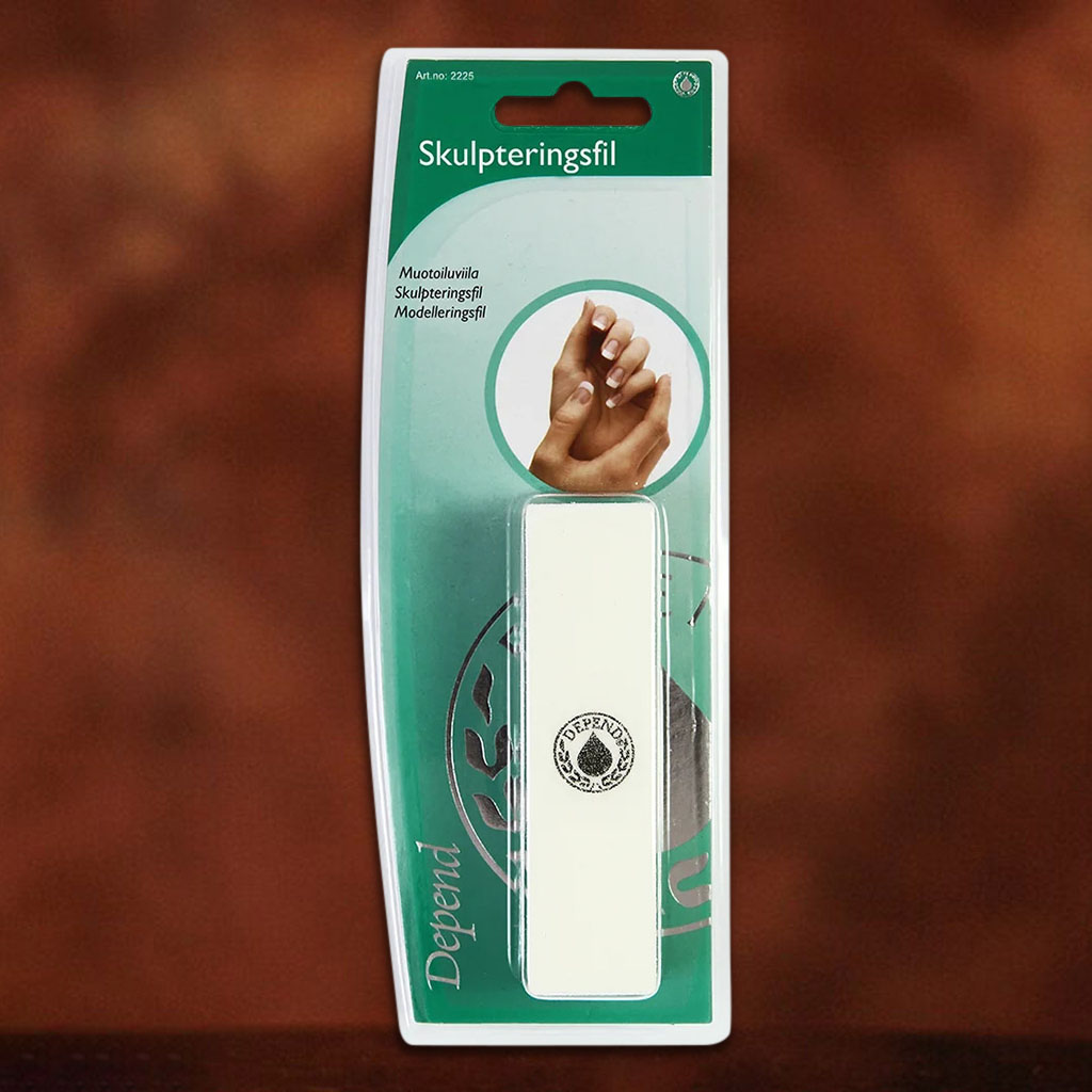 Depend, Nail Care Sculpture File, Multi-purpose nail shaping and smoothing tool