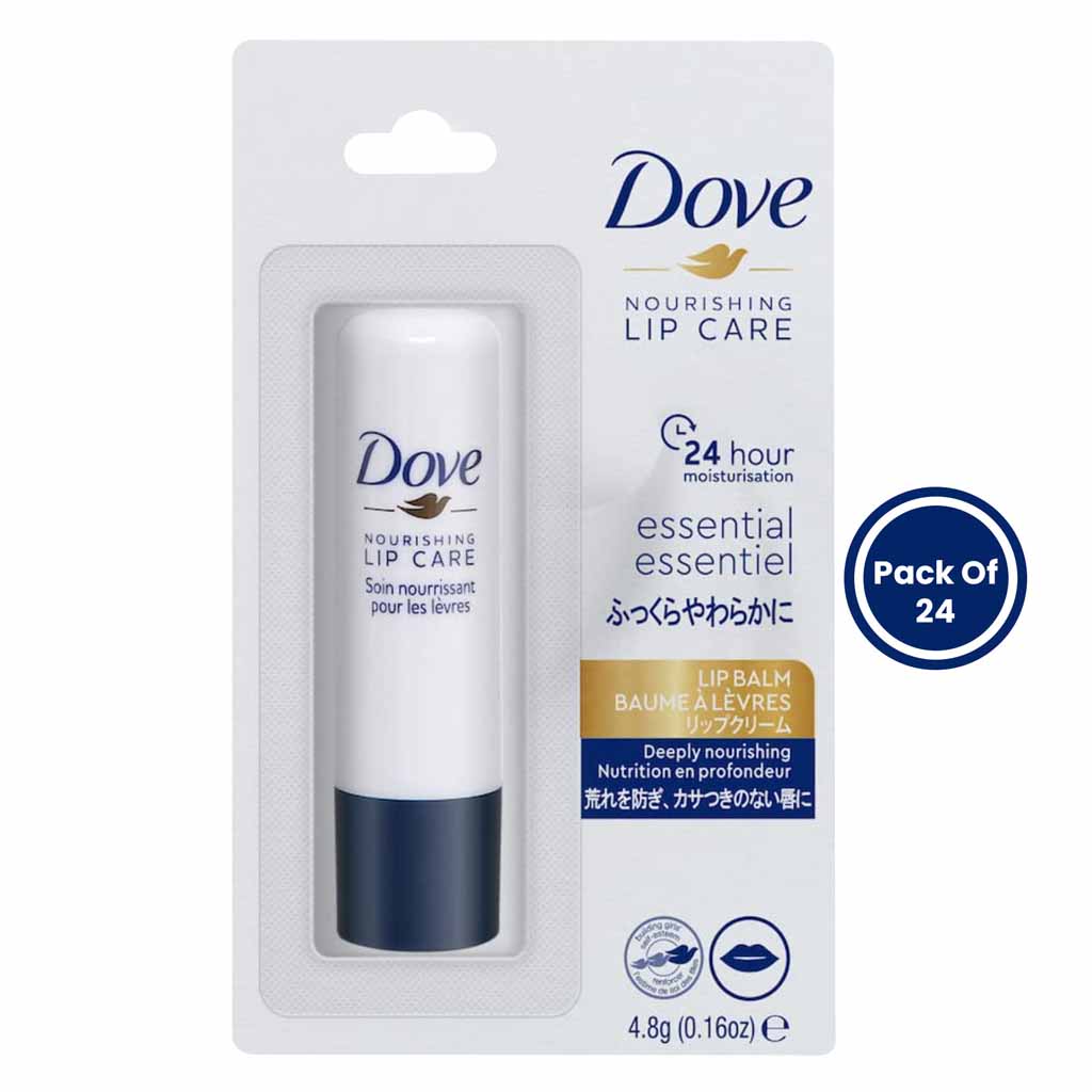 Dove, Essential Nourishing Care Lip Balm, Nourishing lip balm for soft smooth lips, 4.8g