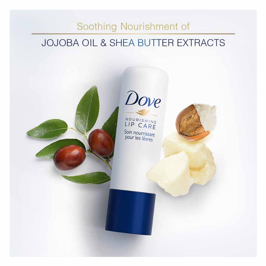 Dove, Essential Nourishing Care Lip Balm, Nourishing lip balm for soft smooth lips, 4.8g
