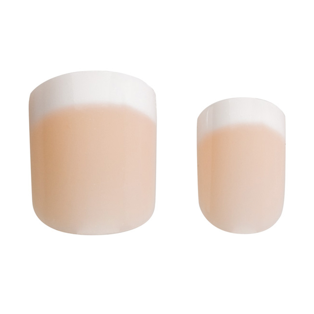 Depend, Square Design Short Nails, Natural look artificial nails with square shape