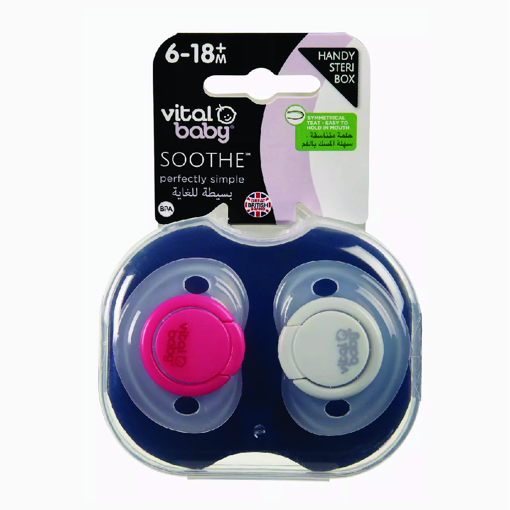 Vital Baby Soothe Perfectly Simple 6-18 Months (2 Pack) - Girl
