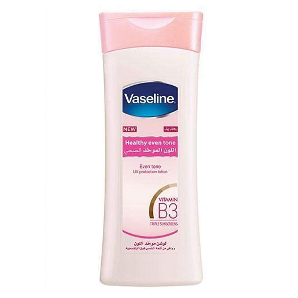 Vaseline, Healthy Even Tone UV Protection Lotion, Daily lotion with UV protection and brightening, 400 ml