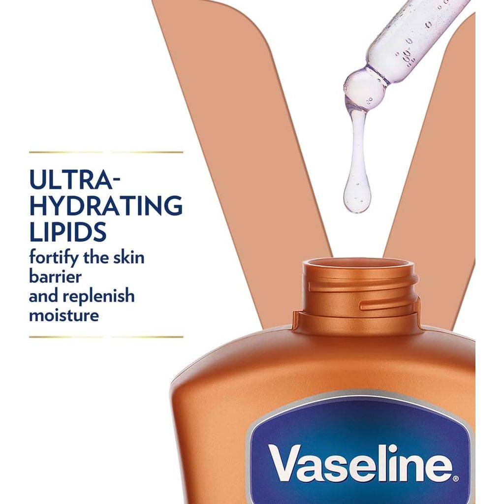 Vaseline, Intensive Care Cocoa Radiant Body Lotion, Nourishing lotion for radiant soft skin, 200 ml
