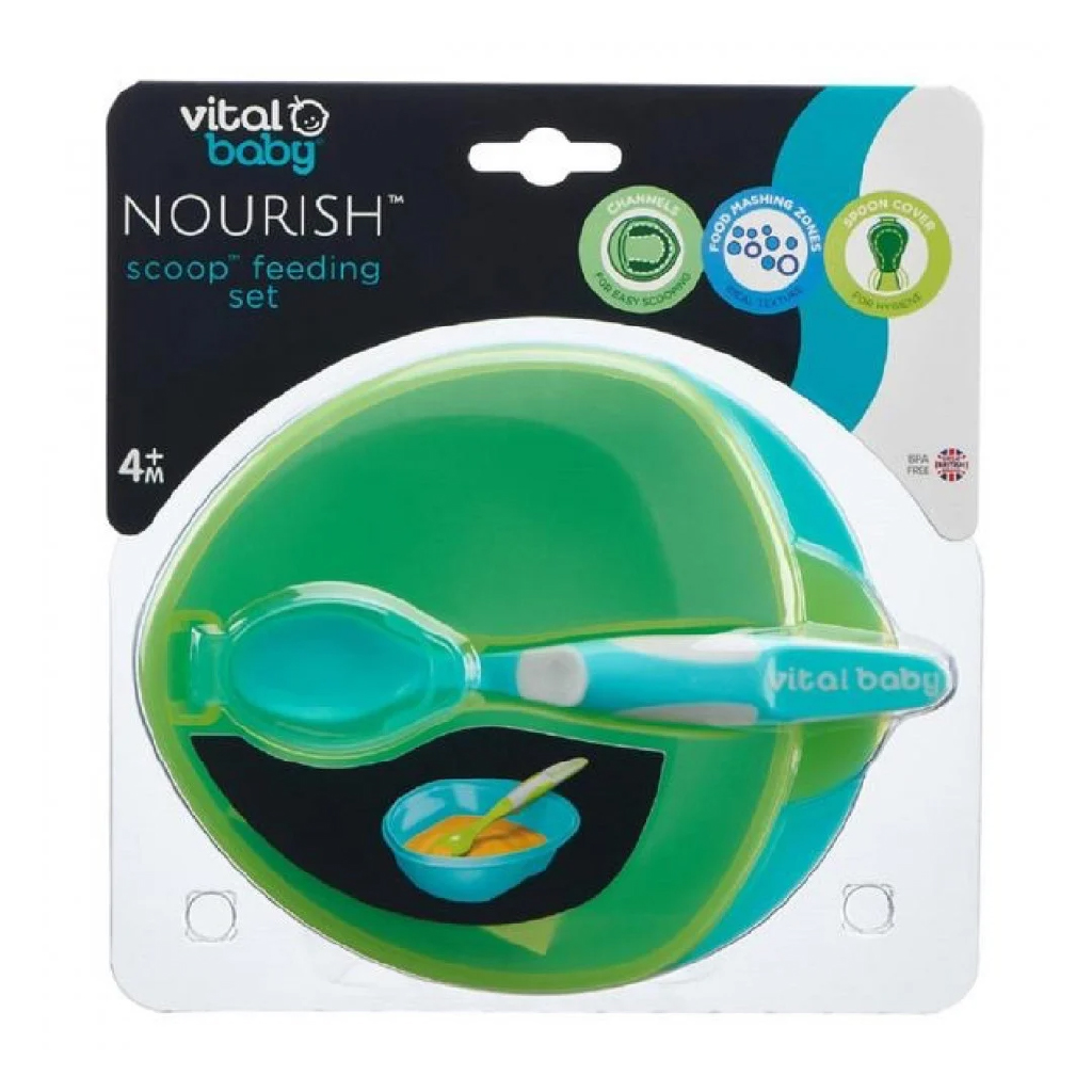 Vital Baby Nourish Scoop Feeding Set - Pop