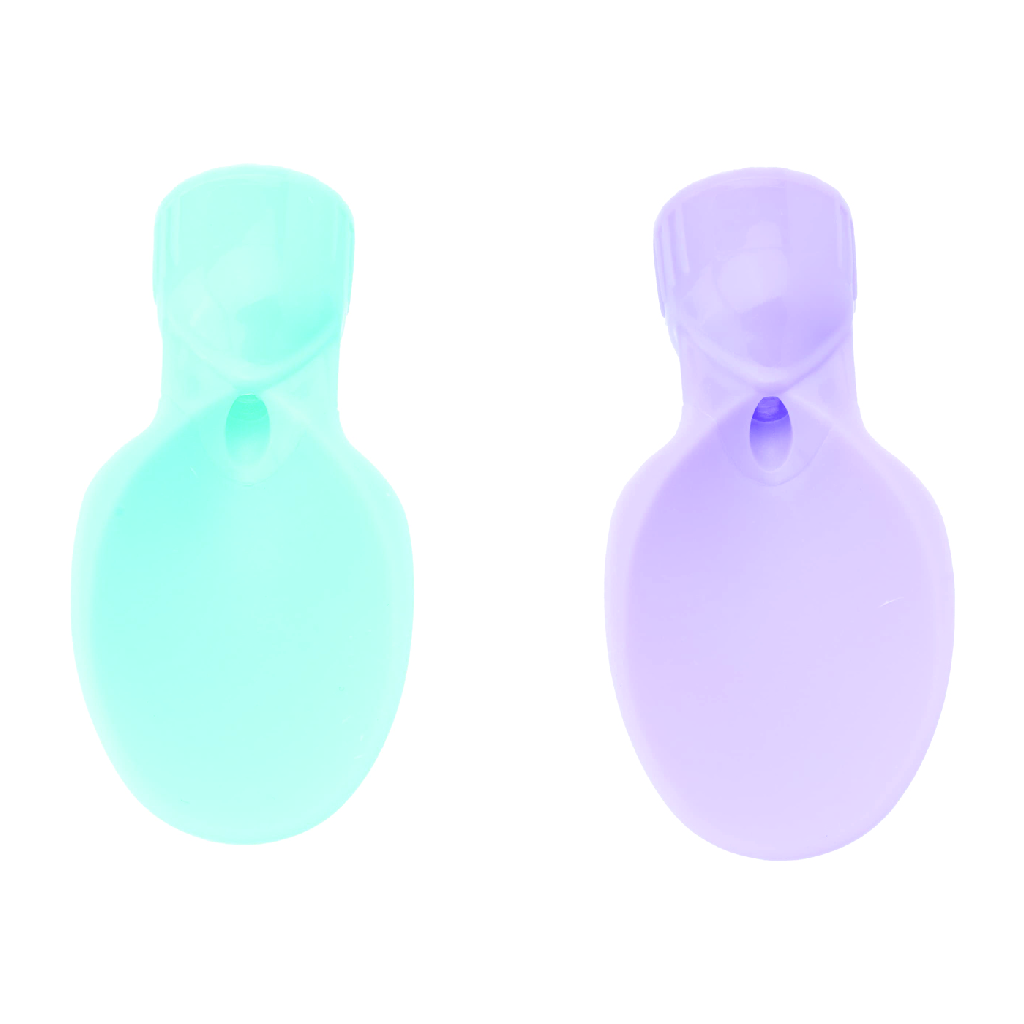 Vital Baby, Nourish Pouch Spoon Tips, Soft and safe baby feeding spoon attachments