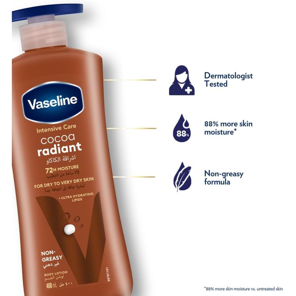 Vaseline, Aloe Vera Soothing Body Lotion, Calming and hydrating lotion with aloe vera, 200 ml