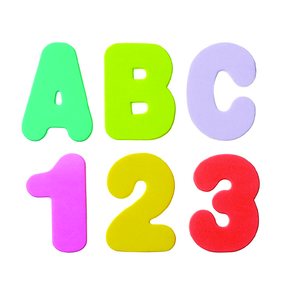 Vital Baby, Splash Alphabet & Numbers Set, Educational bath toys for early learning
