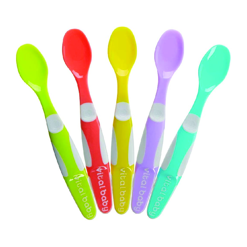 Vital Baby Nourish Start Weaning Spoons (5 Pack)