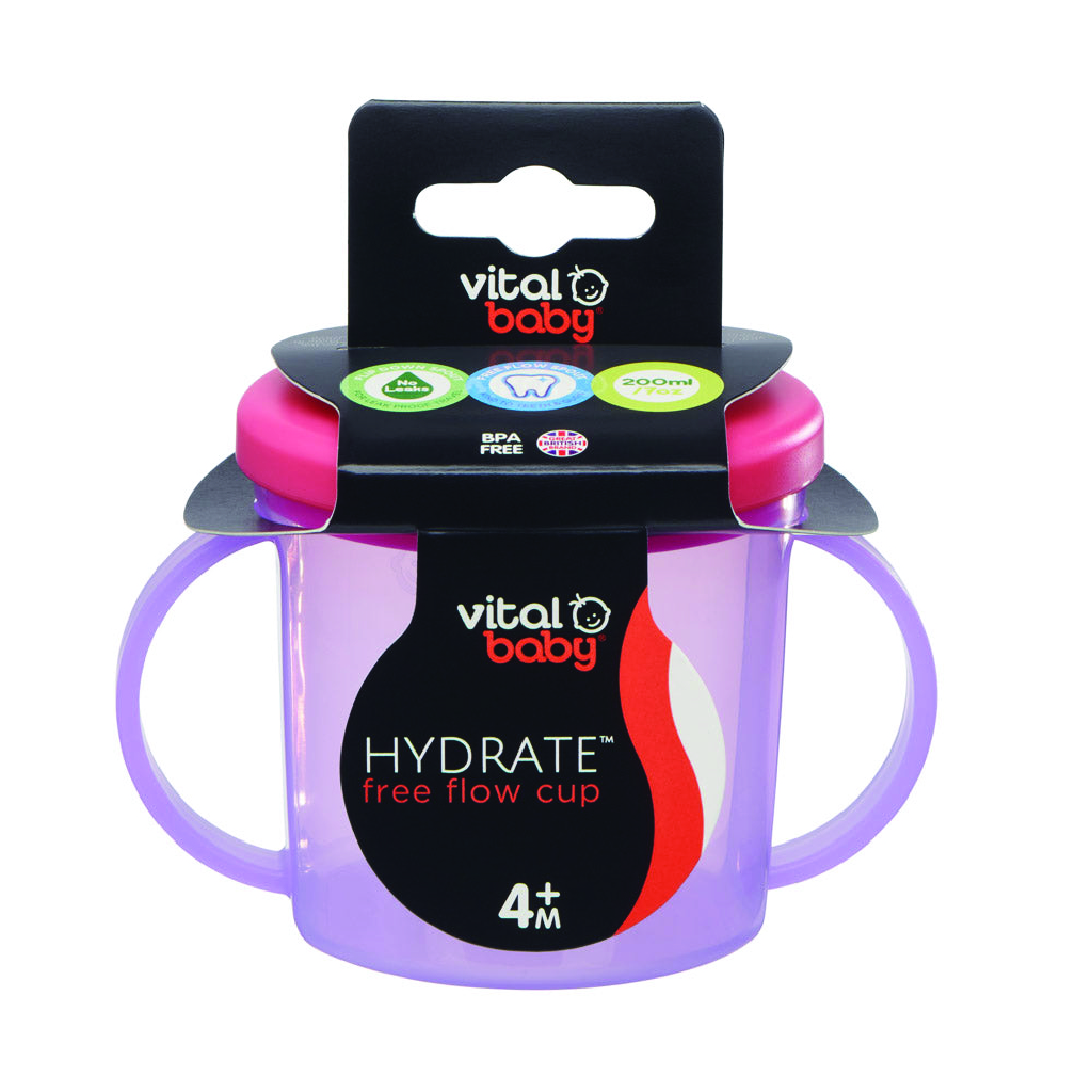 Vital Baby Hydrate Free Flow Cup - Fizz