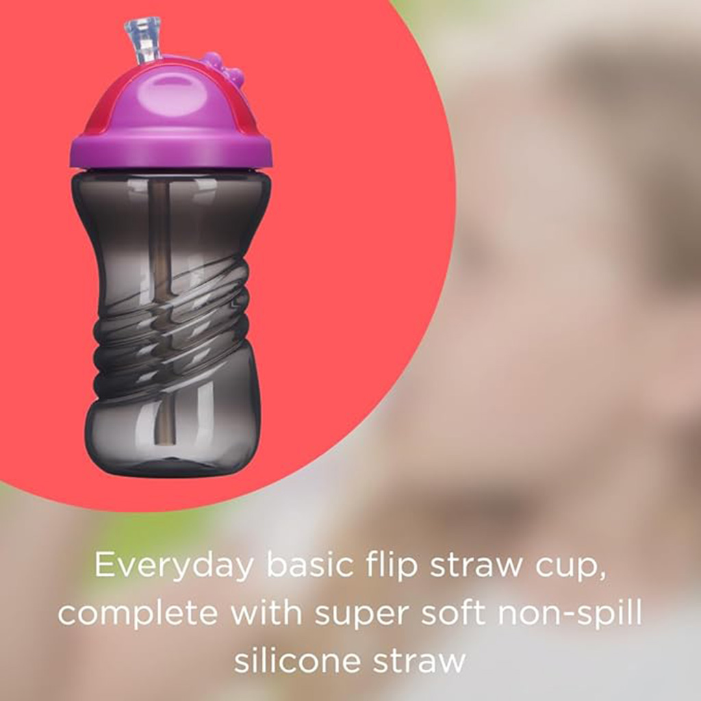 Vital Baby, Hydrate Kids Flip Spout Sipper Fizz, Spill-proof sipper cup for active children