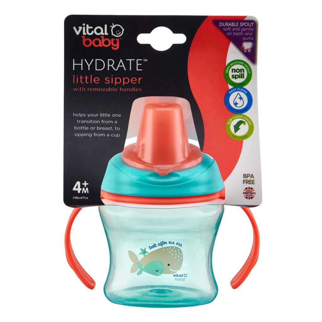 Vital Baby, Hydrate Kids Sipper Pop, Easy grip sipper cup for toddlers