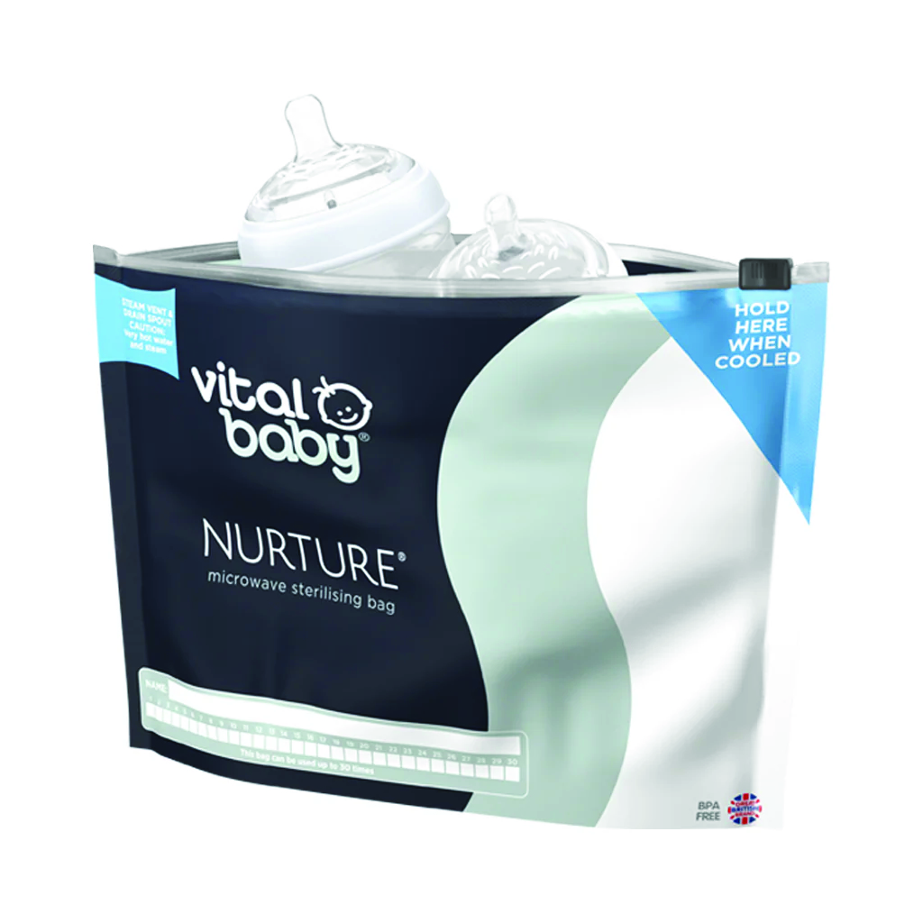 Vital Baby Nurture Microwave Sterilising Bags (5 Pack)