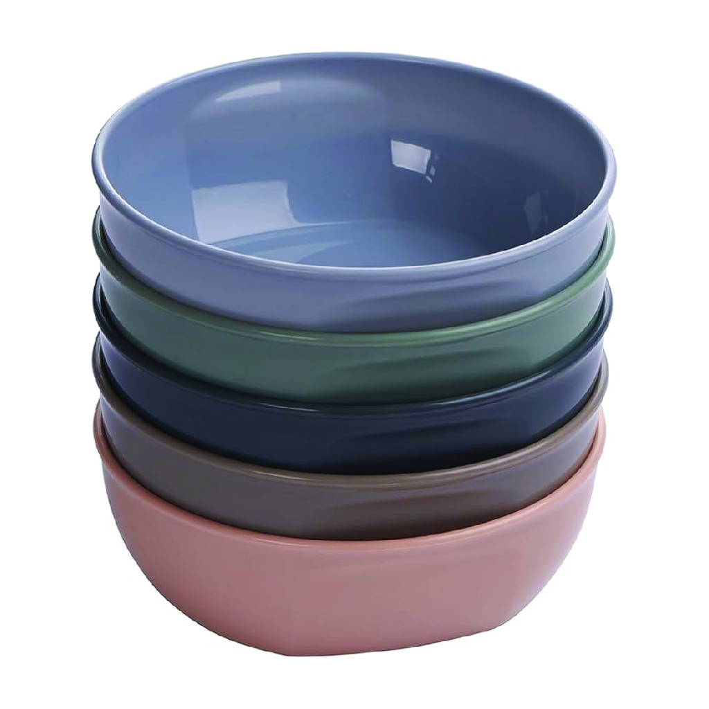 Vital Baby, Nourish Perfectly Simple Bowls, Baby feeding bowls with lids, 5 pack