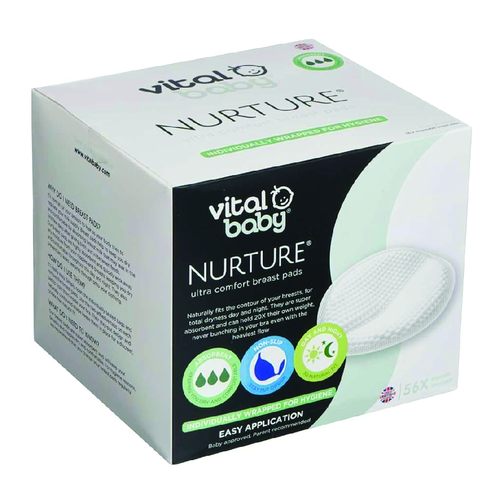 Vital Baby Nurture Ultra Comfort Breast Pads (56 Pack)