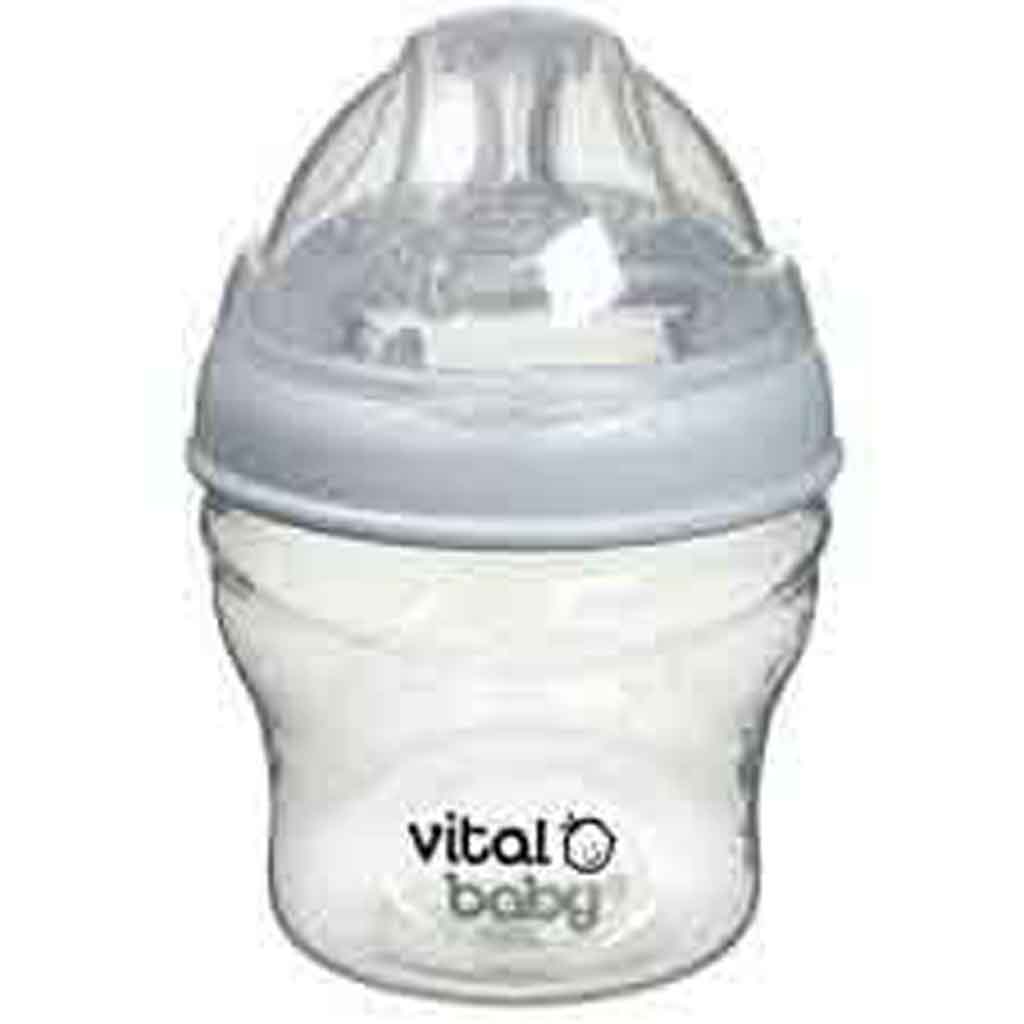 Vital Baby, Nurture Breast Like Feeding Bottles, Natural feel feeding bottles for babies, 150 ml