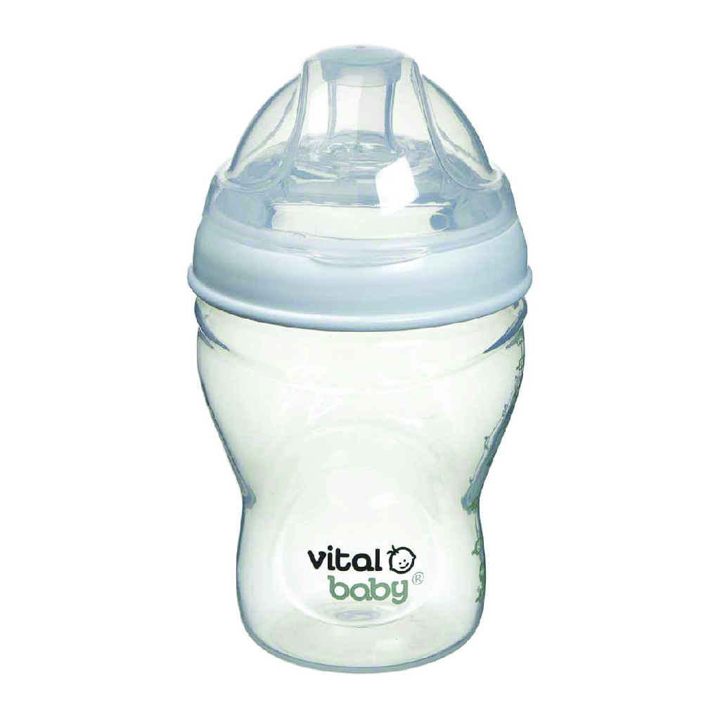 Vital Baby Nurture Breast Like Feeding Bottles, 240 Ml (1 Pack)