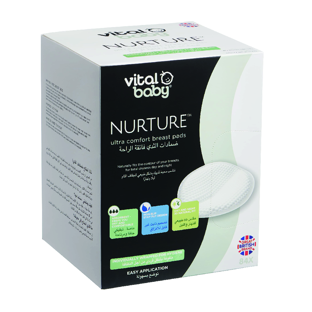 Vital Baby Nurture Ultra Comfort Breast Pads (84 Pack)