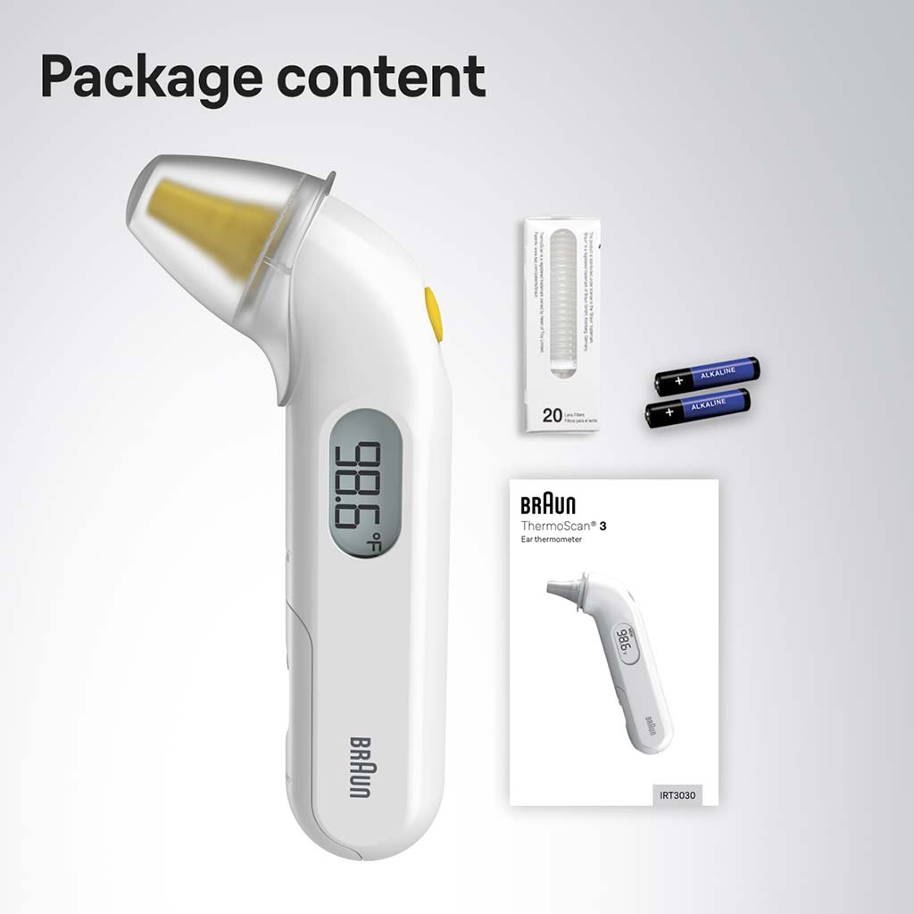 Braun Thermoscan 3 Ear Thermometer IRT3030