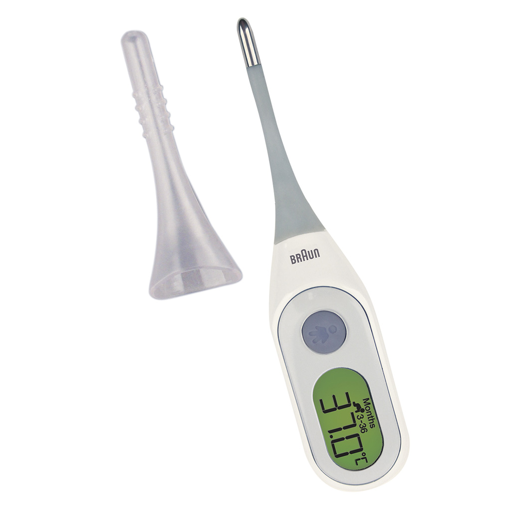 Braun, PRT2000 Digital Stick Thermometer with Age Precision, Accurate temperature measurement for all ages