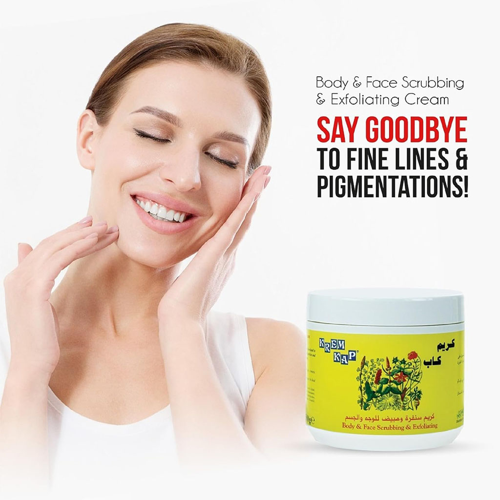 Krem Kap, Body and face scrub, Exfoliating scrub for smooth healthy skin, 500 g