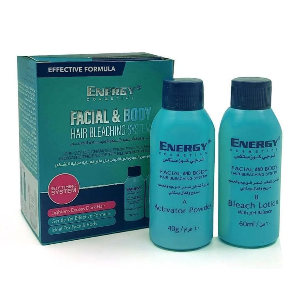 Energy Facial And Body Hair Bleaching System 40ml