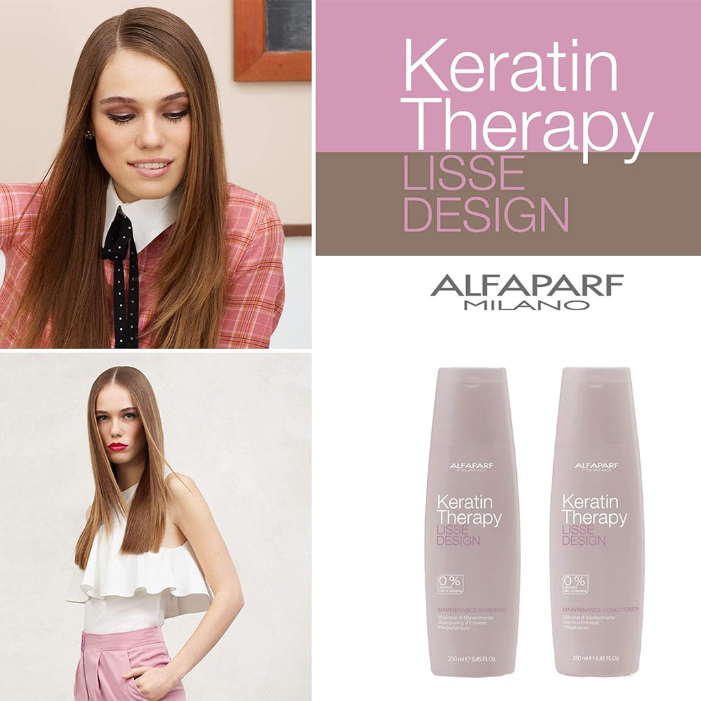 Keratin Therapy, Maintenance Shampoo, Repairing shampoo for keratin treated hair, 250ml