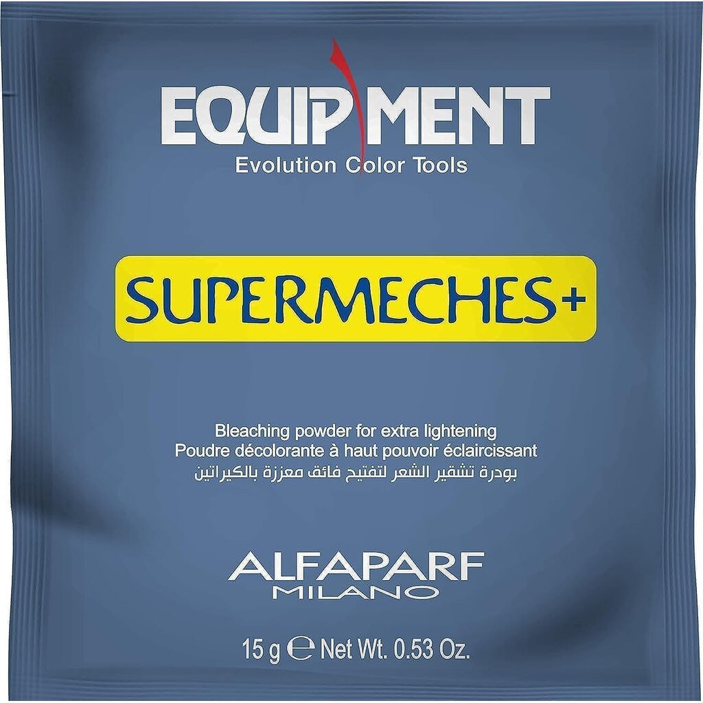 Alfaparf Milano Super Mesh Hair Bleaching Powder, Extra Lightening, 15g, 20 Pieces