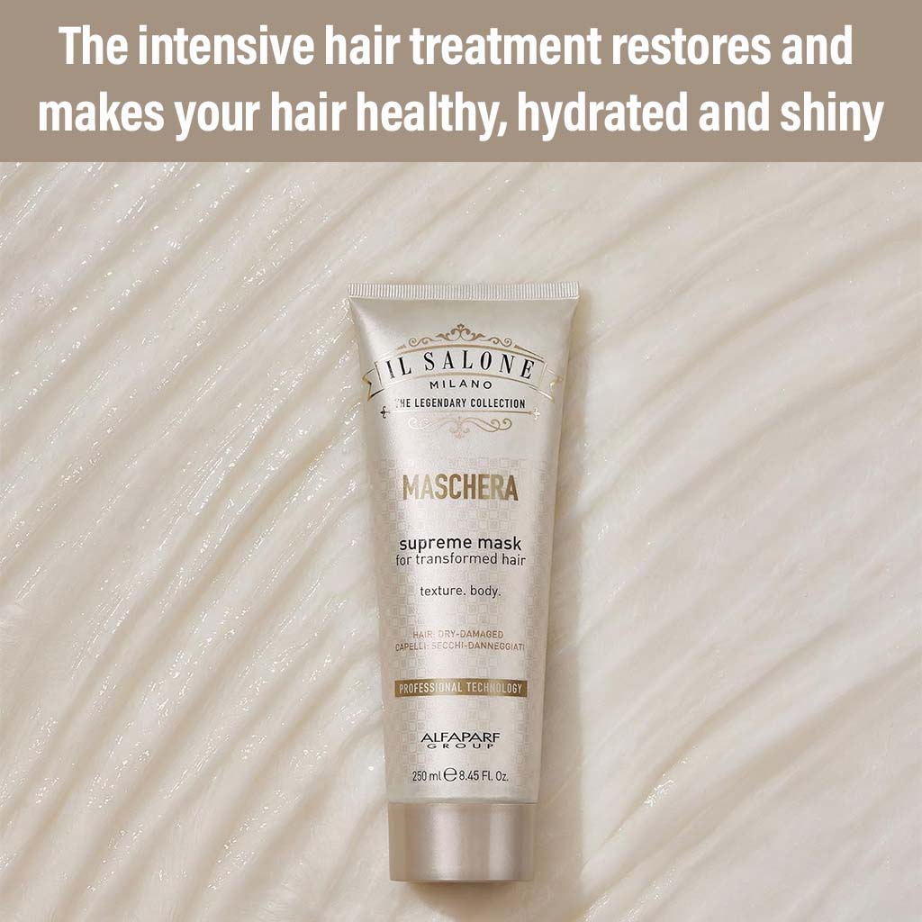 Alfaparf Il Salone Milano, Maschera Supreme Mask for Dry Damaged Hair, Intensive nourishing mask for dry damaged hair, 250 ml