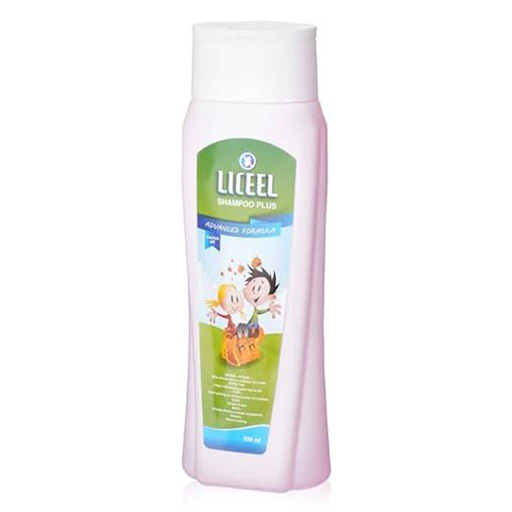 Liceel Plus, Anti-Lice Eliminating and Recovering Shampoo, Effective shampoo for lice removal and scalp care, 300ml