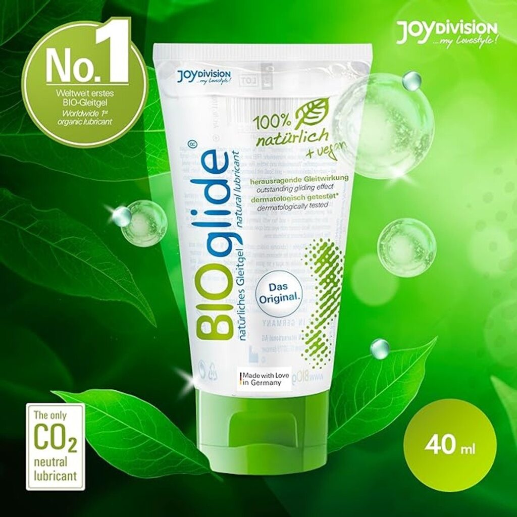 Joy Division Bioglide Natural Lubricant, 100% Natural, 40ml
